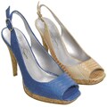 Jessica Simpson Peep-toe Slingback Platform Pumps