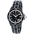 Lucien Piccard Italy 'Celano' Women's Ceramic Diamond Watch
