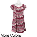 Hype Girl's Bubble World Circle Print Dress