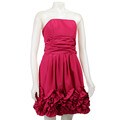 Nightway Women's Strapless Taffeta Dress