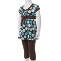 RMLA Brand Girl's Dotted Tunic and Leggings 2-piece Set