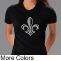 Los Angeles Pop Art Women's Fleur De Lis T-shirt