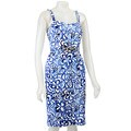 FINAL SALE Anne Klein Women's Grecian Floral Sheath Dress