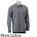 Kenneth Cole Men's Long-sleeve Woven Check Shirt