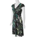 Sangria Women's Knot Front Print Dress