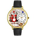 Whimsical Unisex 'Drums' Theme Watch