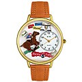 Whimsical Unisex 'Horse Racing' Watch
