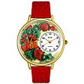 Whimsical Women's 'Strawberries' Theme Watch