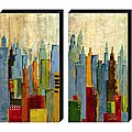Towerscape by Jason Cardenas Canvas Giclee Set