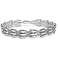 Sterling Silver 1/4ct TDW White Diamond Bracelet (I-K, I3)