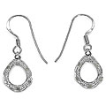 Sterling Silver 1/10ct TDW White Diamond Earrings