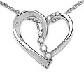 Sterling Silver 1/10ct TDW White Diamond Necklace
