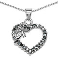 Sterling Silver 1/2ct TDW Black Diamond Necklace