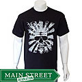 American Fuel Men's 'Sun Skull' T-shirt