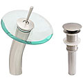 Geyser Bathroom Vanity Vessel Waterfall Faucet and Pop-up Drain