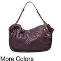 Maxx 'Bridget' Python-embossed Hobo-style Bag