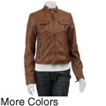 Steve Madden Women's Stand Collar Short Jacket