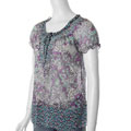 Belle du Jour Junior's Floral Peasant Top