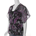 Belle Du Jour Junior's Kimono-sleeve Tunic Top