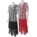 Adi Designs Plus Size Just U Collection Women's 2-piece Skirt Set