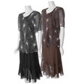 Adi Designs Plus Size Just U Collection Women's 2-piece Skirt Set