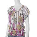 Self Esteem Brand Junior's Floral Top