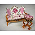 Limoges Vintage Furniture Keepsake Box Set