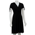 Evan Picone Women's Tie-sleeve Jersey Dress