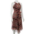 Evan Picone Women's Chiffon Cutaway Halter Dress