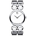 Movado Ono Moda Women's Stainless Steel White Face Watch