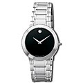 Movado Stiri Men's Stainless Steel Black Face Watch