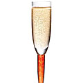 Denby Fire/ Caramel Glassware Champagne Flutes (Set of 2)