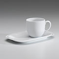 Denby White Collection Square Buffet Saucer