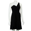 Onyx Nites Women's One-shoulder Dress