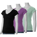 Happie Brand Junior's Short-sleeve V-neck T-shirt