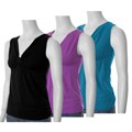 Happie Brand Junior's Sleeveless Empire Waist Shirt