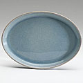 Denby 'Azure' Small Oval Tray