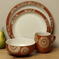 Denby Fire Chilli 4-piece Place Setting