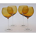 Dark Amber 28-ounce Glasses (Set of 4)