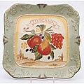 Certified International Toscana 13.25-inch Square Platter