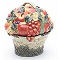 Certified International Toscana Fruit Basket 1.5-inch Cookie Jar