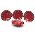 Regency Burgundy 9.25-inch Soup/ Cereal Bowls (Set of 4)