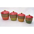Hot Tamale 4-piece Canister Set