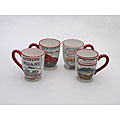 'Sea Catch' 4-piece Mug Set