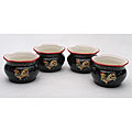'Provence Rooster' Bowls (Set of 4)