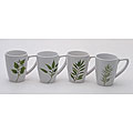 Certified International Culinary Herbs 14-ounce Mugs (Set of 4)