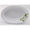 Culinary Herbs Oval Deep Bowl