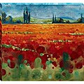 Selina Werbelow' Spring Meadows II' Canvas Art