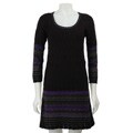 London Times Women's 3/4-sleeve Sweater Dress