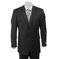 Joseph Abboud Men's Charcoal Stripe 2-button Suit